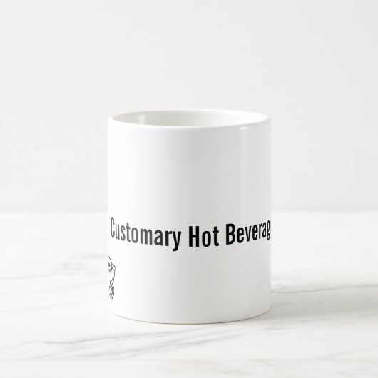 "Customary Hot Beverage"-mok Koffiemok (Center)