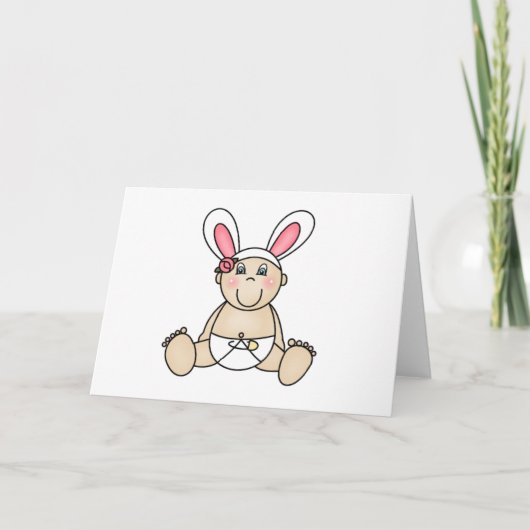 CUSTOMBABYGIRLBUN FEESTDAGEN KAART (Voorkant)