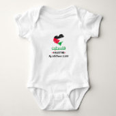 Custome Baby Palestina hart Romper (Voorkant)