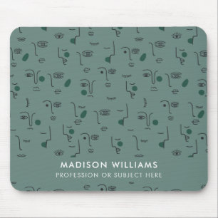 Custome Monogram Mous Muismat