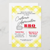 Customer Appreciation BBQ Grilling Event Kaart (Voorkant / Achterkant)