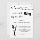 Customer Appreciation Business BBQ Party Kaart (Voorkant)