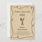 Customer Appreciation Business BBQ Party Kaart (Voorkant)