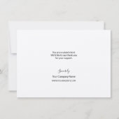 Customer Appreciation Business sjabloon Custom (Achterkant)