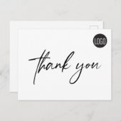 Customer Appreciation Business sjabloon Custom Briefkaart (Voorkant / Achterkant)