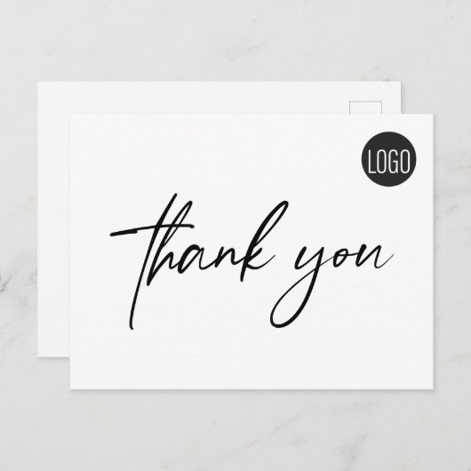 Customer Appreciation Business sjabloon Custom Briefkaart (Voorkant / Achterkant)