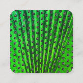 Customer Appreciation Pw Print Business Promo Vierkante Visitekaartje (Achterkant)