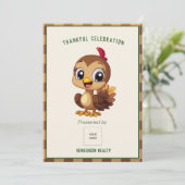 Customer Appreciation Thanksgiving Holiday Party Kaart (Staand voorkant)