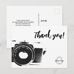 Customer Appreciing Wedding Photography Studio Briefkaart