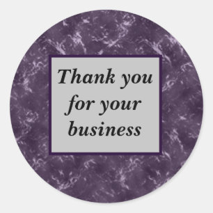 Customer Bedankt Professional Bedankt Business Ronde Sticker