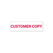 Customer Copy Template Zelfinktende Stempel (Design)