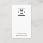 Customer Feedback QR | Custom Business Review Link Visitekaartje (Achterkant)