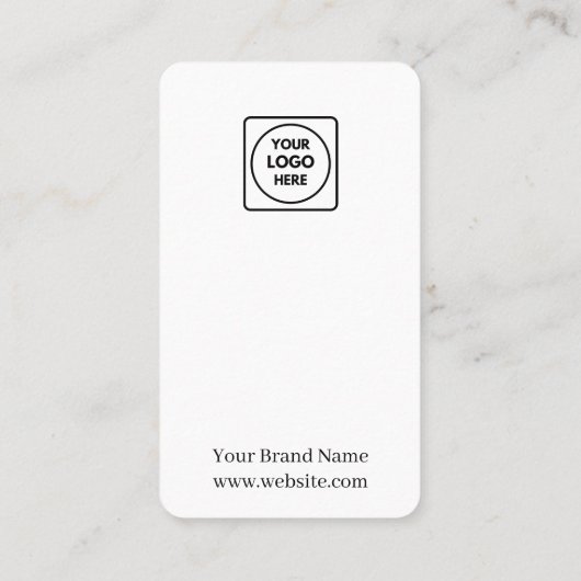 Customer Feedback QR | Custom Business Review Link Visitekaartje (Achterkant)