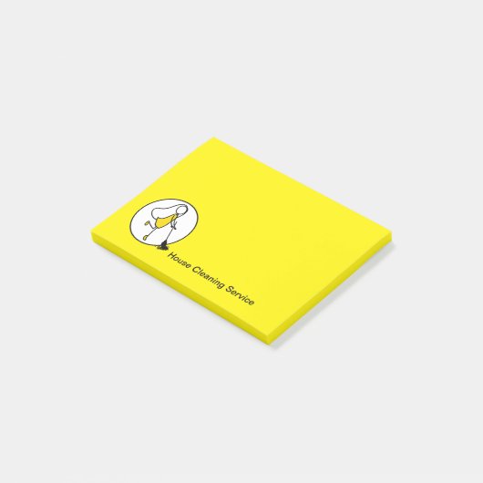 Customer House Cleaning Service Post-it® Notes (Schuin)