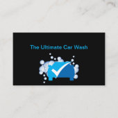 Customer Loyalty Car Wash Visitekaartjes (Voorkant)