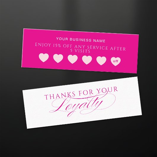 Customer Loyalty Cards For Spa Beauty Salons