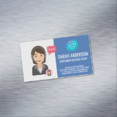 Customer Service Agent | Telefoonoperator Magnetisch Visitekaartje (Voorbeeld)