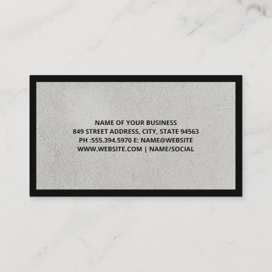 Customer Service | Call Center Logo Visitekaartje (Achterkant)