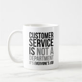 Customer Service is geen afdeling Koffiemok (Links)