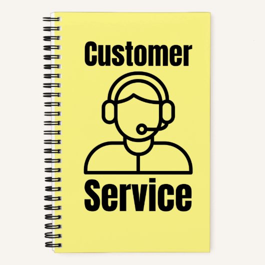 customer service notitieboek (Voorkant)
