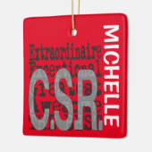 Customer Service Rep Extraordinaire CUSTOM Keramisch Ornament (Links)