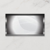 Customer Support van callcenter | Metalen rand Visitekaartje (Achterkant)