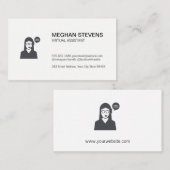 Customer Support Virtual Assistant Afsprakenkaartje (Voorkant / Achterkant)