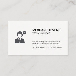 Customer Support Virtual Assistant Afsprakenkaartje