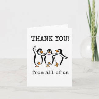 Customer Thank You Card, From All of Us, Funny Kaart