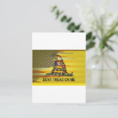 CustomGadsden Briefkaart (Staand voorkant)