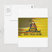 CustomGadsden Briefkaart (Voorkant / Achterkant)