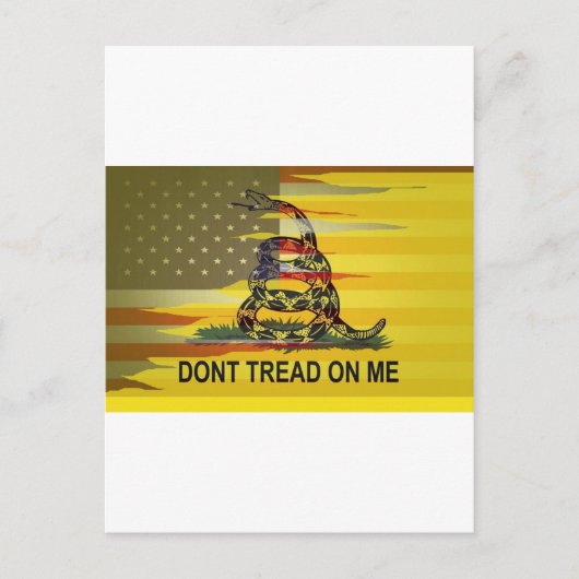 CustomGadsden Briefkaart (Voorkant)