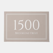 CustomHouse nummer deurmat (Voorkant)