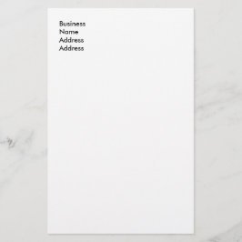 CustomiAdd het Adres Letterhead van de Naam Briefpapier