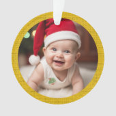 Customisable Baby's First Christmas Acrylic Ornament (voorkant)