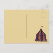 Customisable Circus Briefkaart (Achterkant)