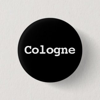 Customisable Cologne Typography Ronde Button 3,2 Cm