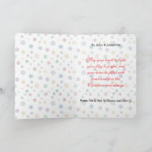 Customisable Digital Photo Centrepiece Folded Xmas Kaart (Binnen)