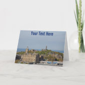 Customisable Edinburgh, Scotland Card Kaart (Voorkant)