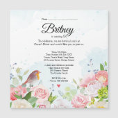 Customisable Female Birthday Invitation – Editable (Voorkant)