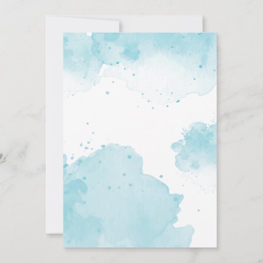 Customisable Female Birthday Invitation – Editable Kaart (Achterkant)