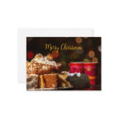 Customisable gerbil Christmas, pet lovers Notitiekaartje (Voorkant / Achterkant in situ)