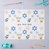 Customisable Hanukkah winter tissue Paper Tissuepapier (Craft)
