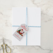 Customisable Happy Santa Claus Christmas Party Cadeaulabel (Met Touw)