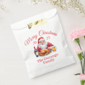 Customisable Jolly Santa Claus Christmas Party Bedankzakje (Gezegeld)