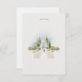Customisable "Save the Date" wedding Stationery Kaart (Voorkant / Achterkant)