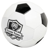 Customisable Soccer Team Jaguar Logo Soccer Ball  Voetbal (Drie kwart)