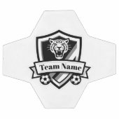 Customisable Soccer Team Jaguar Logo Soccer Ball  Voetbal (Enkel)