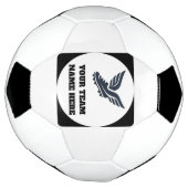 Customisable Soccer Team Winged Football Boot Logo Voetbal (Gedraaid)