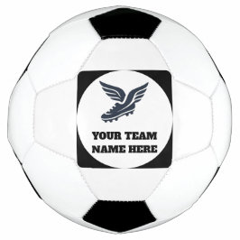 Customisable Soccer Team Winged Football Boot Logo Voetbal